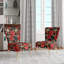 Rouge et noir Gloden Hollywood Glam Floral