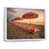 White Floater Framed