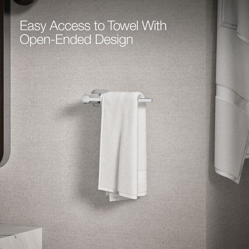 Parallel Towel Arm, Polished Chrome