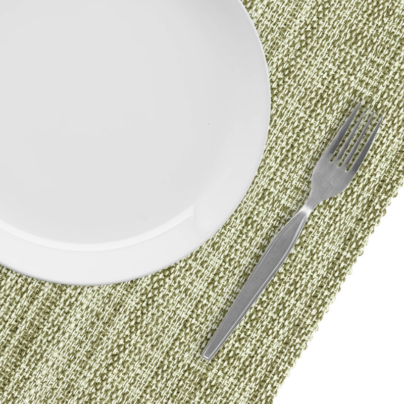 Aaronjacob Cotton Rectangle Table Runnner, Green