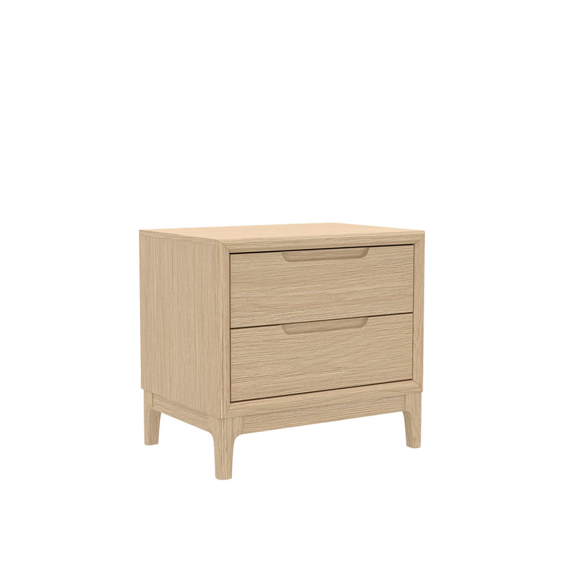 Table de chevet Rise, Chêne clair