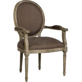Medallion Linen Armchair