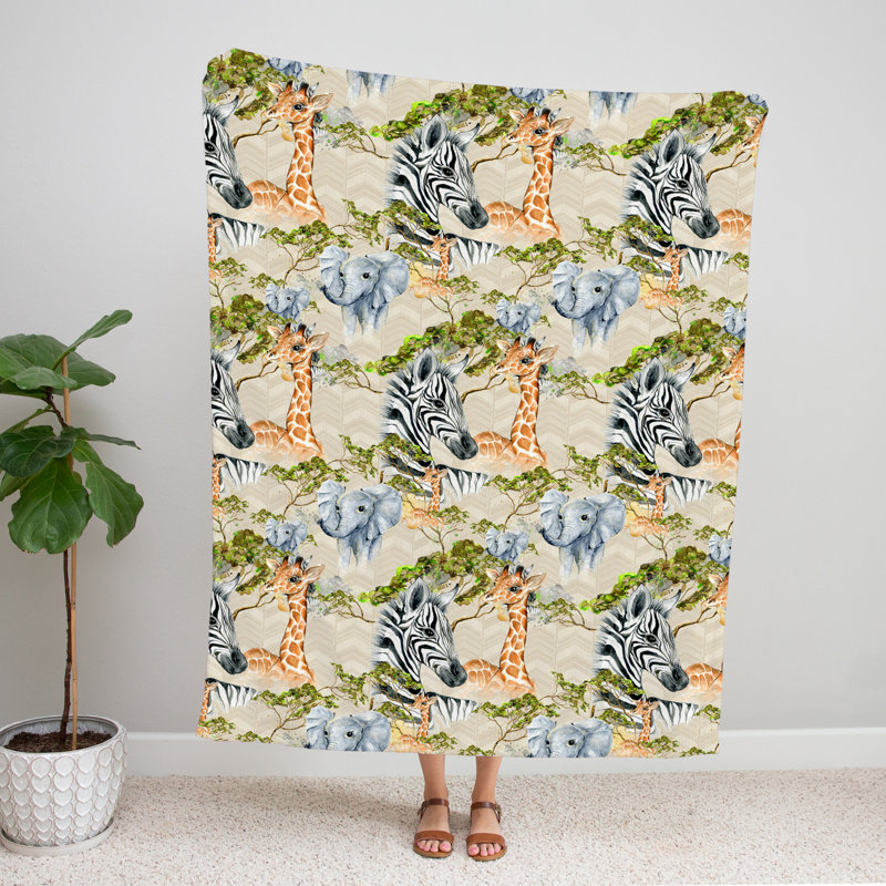 Throw Blanket, 51" W x 60" L