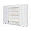 Grand lit escamotable mural avec portes de rangement-179954848
