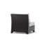 Chaises d'extérieur sans accoudoirs 2 pièces Deco Sunbrella - encre Bliss-118058619