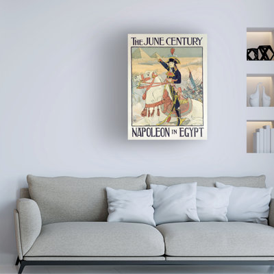 Eugene Grasset Poster For The Century Magazine -Napoleon In Egypt, 1895 Canvas Art