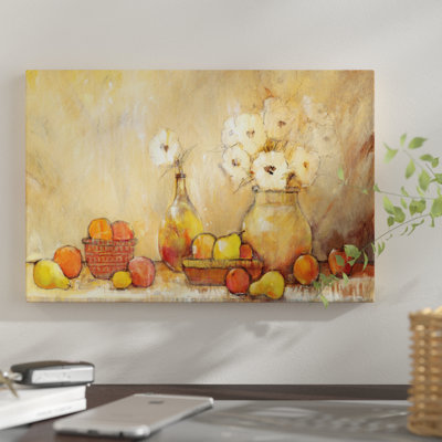 « minimaliste life study i », reproduction de peinture à l’aquarelle sur toile tendue