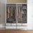 Closet System With 4 Doors And 6 Drawers And Mirror