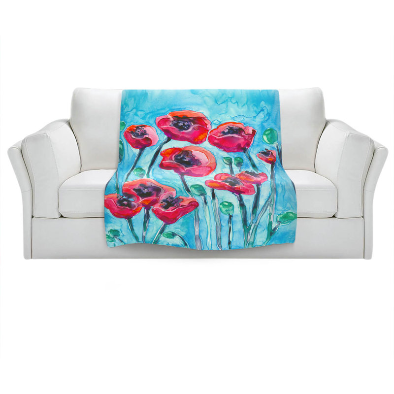 Hand Woven Throw Blanket, 68" x 80"