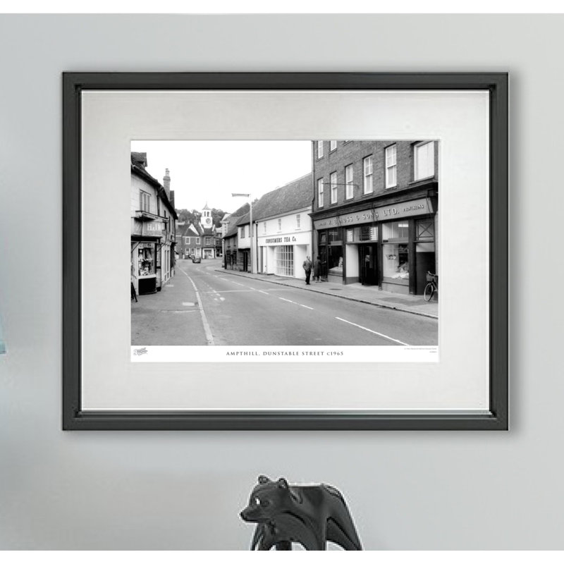 Ampthill, Dunstable Street C1965 1 Piece Single Picture Frame Wall Art, 60cm H X 80cm W x 2cm D