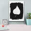 Toile épique «Nature by the Lake Leaves 3 Black» par Piper Rhue, art épique, 26 po x 34 po-106173578