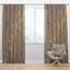 Panneau de rideau simple isolant semi-diaphane avec passe-tringle Mid-Century-1202530346