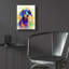 Art mural en verre épique «Pop Art Dachshund 2» par Furbaby Affiliates-1407480003