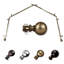 Tringle à rideaux simple ajustable 0,81 po Bellcast-1209056782-1281568545
