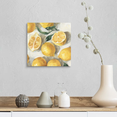 «Fresh Lemons II» par Emma Caroline - reproduction d'art sur toile
