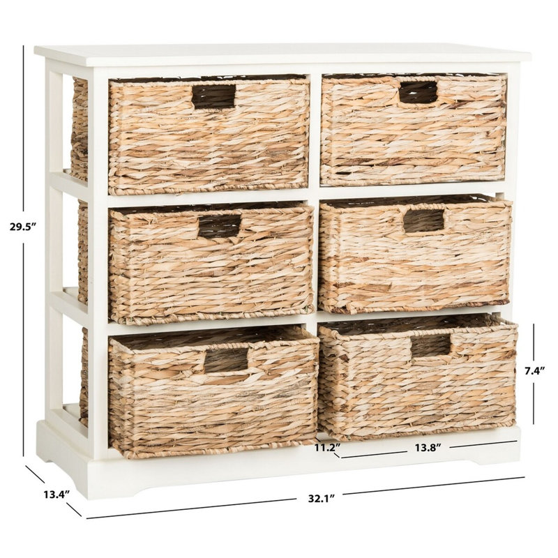 Antaqui Accent Cabinet, Distressed White