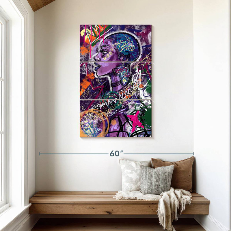 Leisha Black Is Love, 45" H x 28" W