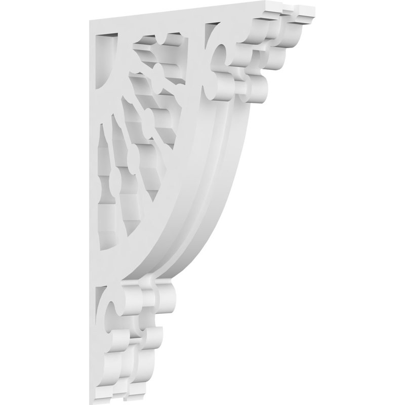 Corbeau en PVC de qualité architecturale, H 10 po x l 6 po x P 1,875 po
