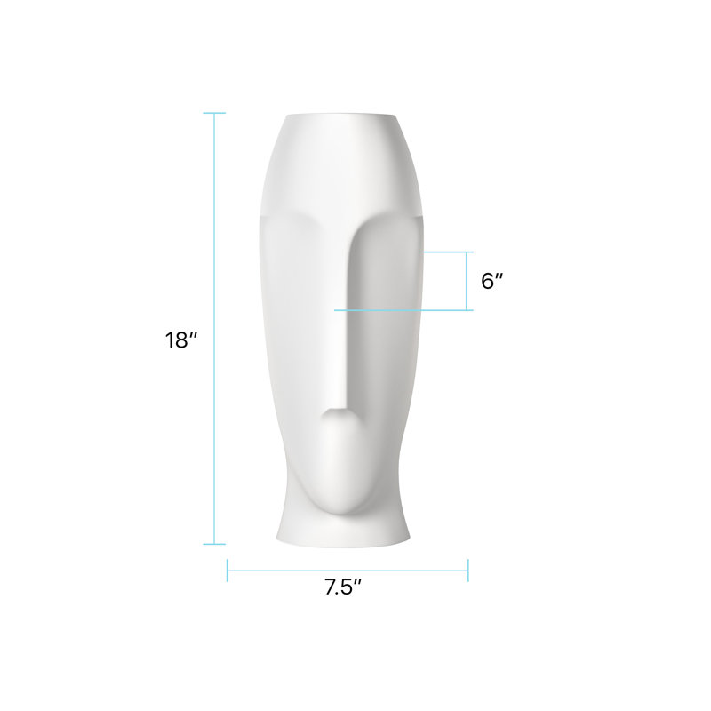 Ensemble de 2 vases en céramique Allysan