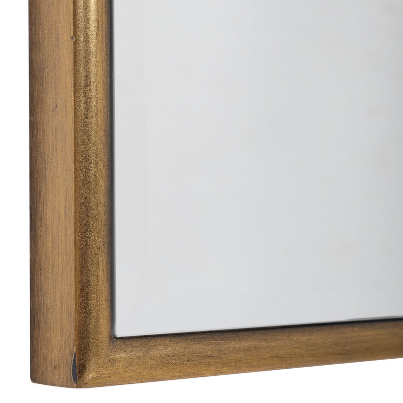 Engineered Wood Square Wall Mirror
