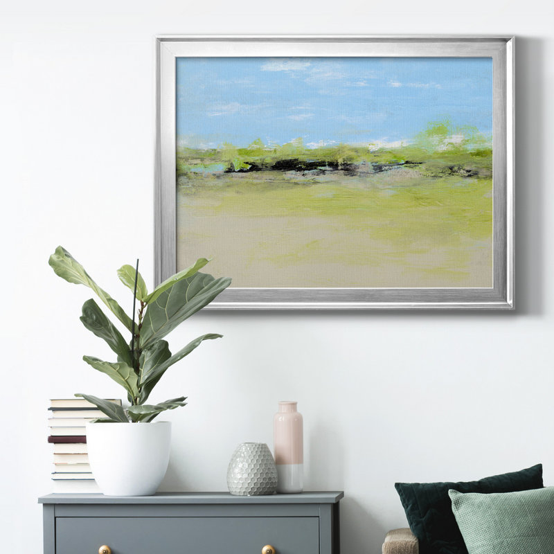 From The Terrace I, toile encadrée de qualité supérieure - prête à être accrochée, H 18,5 po x l 24,5 po x P 1 po