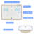 36" Engineered Stone Single Bathroom Vanity Top With Sink