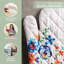 Maison d'Hermine Happy Florals - Gants de cuisine d'été 100 % coton - 19 x 33 cm
