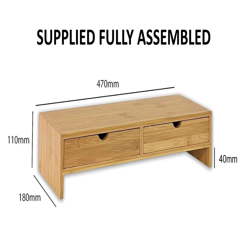 Bamboo Monitor Stand