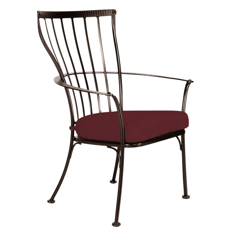 Monterra Outdoor Dining Armchair, Copper Creek, Harris Stone