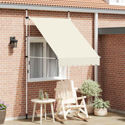 Dakota Fields 1.5cm W x 1.2cm D Fabric Cover Retractable Patio Awning