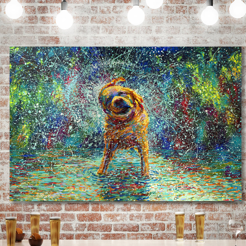 'Shakin' Jake' Wrapped Canvas Print on Canvas, 16" H x 24" W x 1.5" D