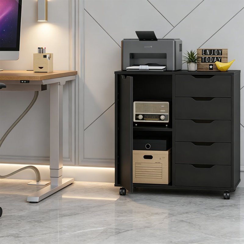 72.6cm Wide 5 -Drawer File Cabinet