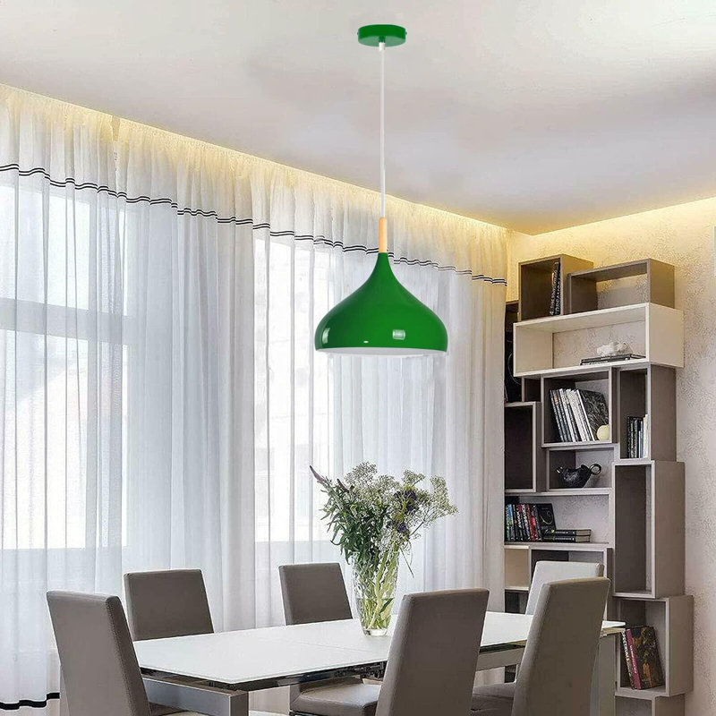 Marlborough 1 - Light Dome Pendant, Dark Green