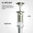 Bathroom Sink Pop-Up Drain With Overflow-10722016