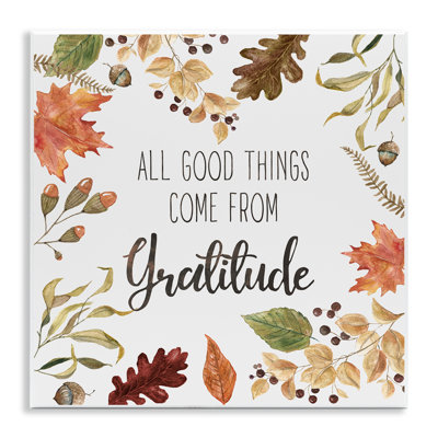 All Good Things Graditude Giclee Art by Livi Finn