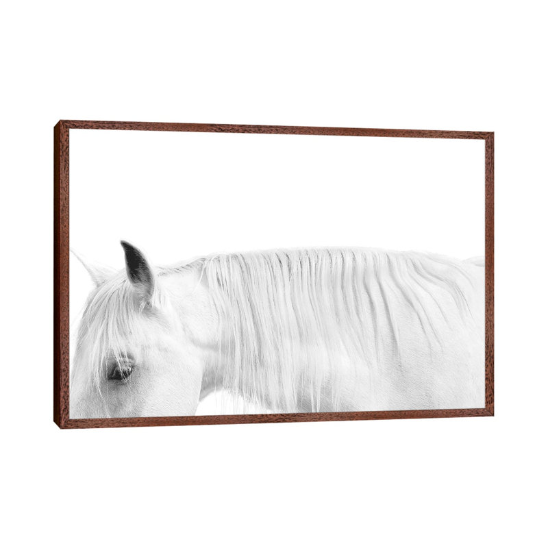 White On White by Samantha Carter - Gallery-Wrapped Canvas Giclée on Canvas, 66.04 cm H x 45.72 cm W, Classic Wood Framed