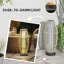 Solar Powered Integrated LED Metal Rattan Lamp