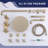 Wall Mounted Solid Brass Complete Shower System With Tub Spout And 3-Cross Handles-107227702