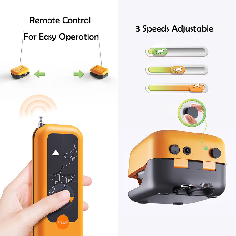 POPRHINO Remote-Control Pet Chase Toy For Outdoor Exercise & Training, Suitable For Dogs
