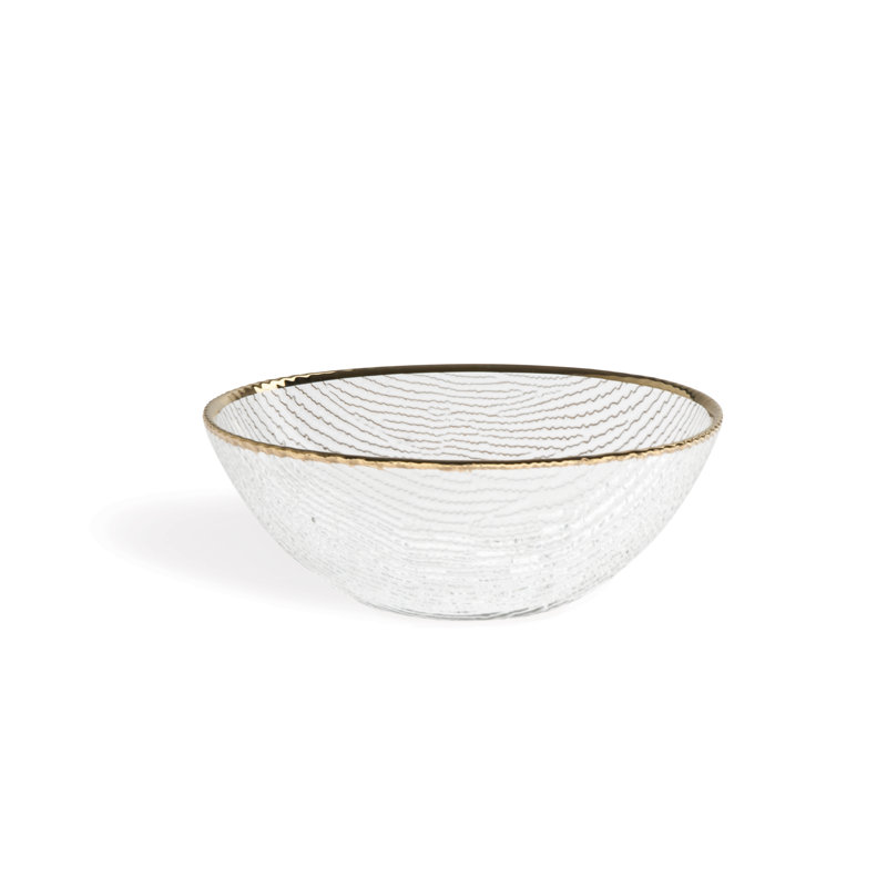 Gold Rim Salad Bowl
