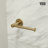 VIGO Cass 3-Piece Matte Brushed Gold Bathroom Hardware Set with 24-in Towel Bar, Toilet Paper Holder and Hand Towel Holder-124825266