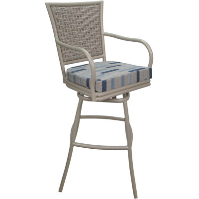 Block Weave Blue Beige - Beige