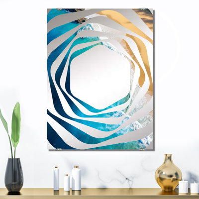 Gateville - Grand miroir mural Coastal Beach
