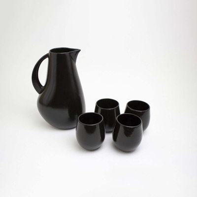 Borgen 5-Piece Goblet and Pitcher Set