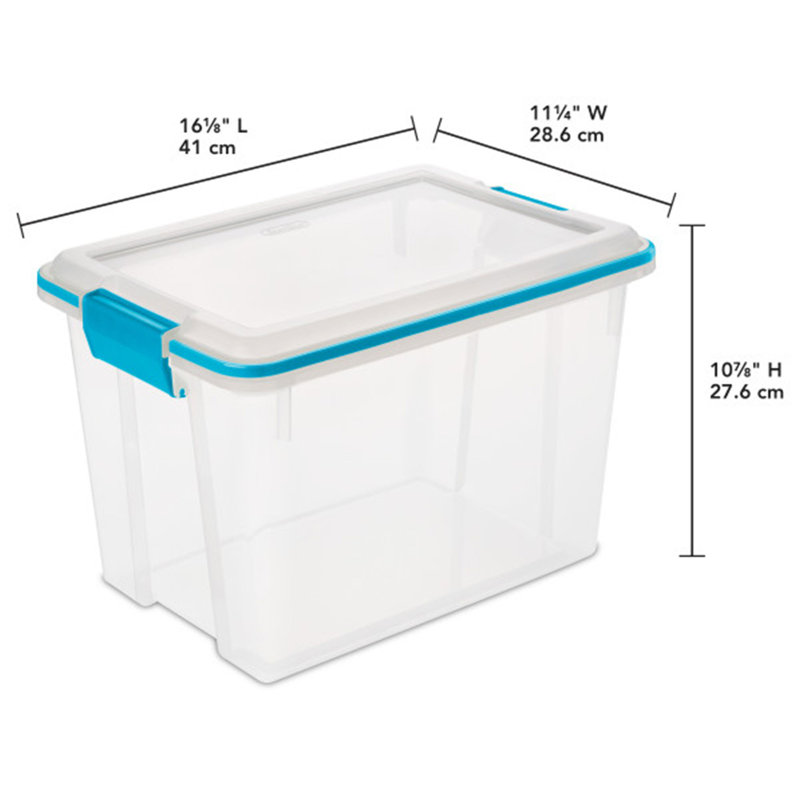 Sterilite Plastic Storage Bin Container
