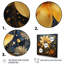 «Annaclaire Wildflowers Golden Petals», reproduction sur toile-1987012848-1987012837