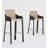 Modern And Simple Saddle Leather Armrest And Backrest Bar Stools