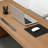 Walnut Rectangular Solid Wood with 3 drawers desk-981833593