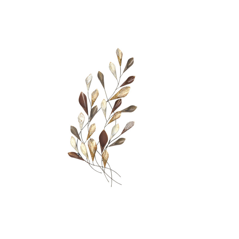 Glam Plants & Flowers Wall Decor on Metal