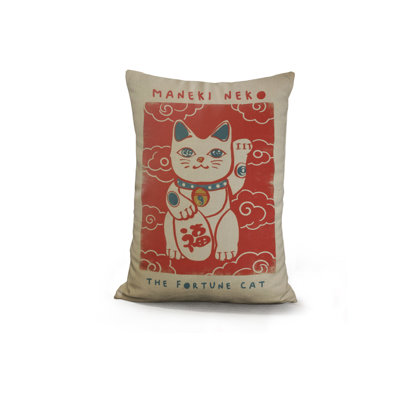 Oreiller en faux bois Maneki